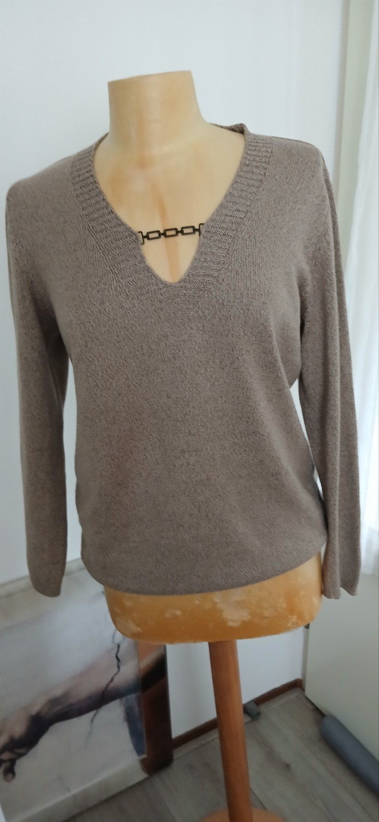 OLSEN prachtige zomer trui nieuw mt M, Maat 38/40 (M), Olsen, Verzenden, Beige