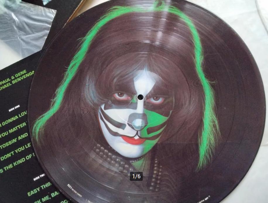 Kiss Peter Criss Originele LP Vinyl Picture Disc US 1978, Picture disc, Ophalen, Zo goed als nieuw