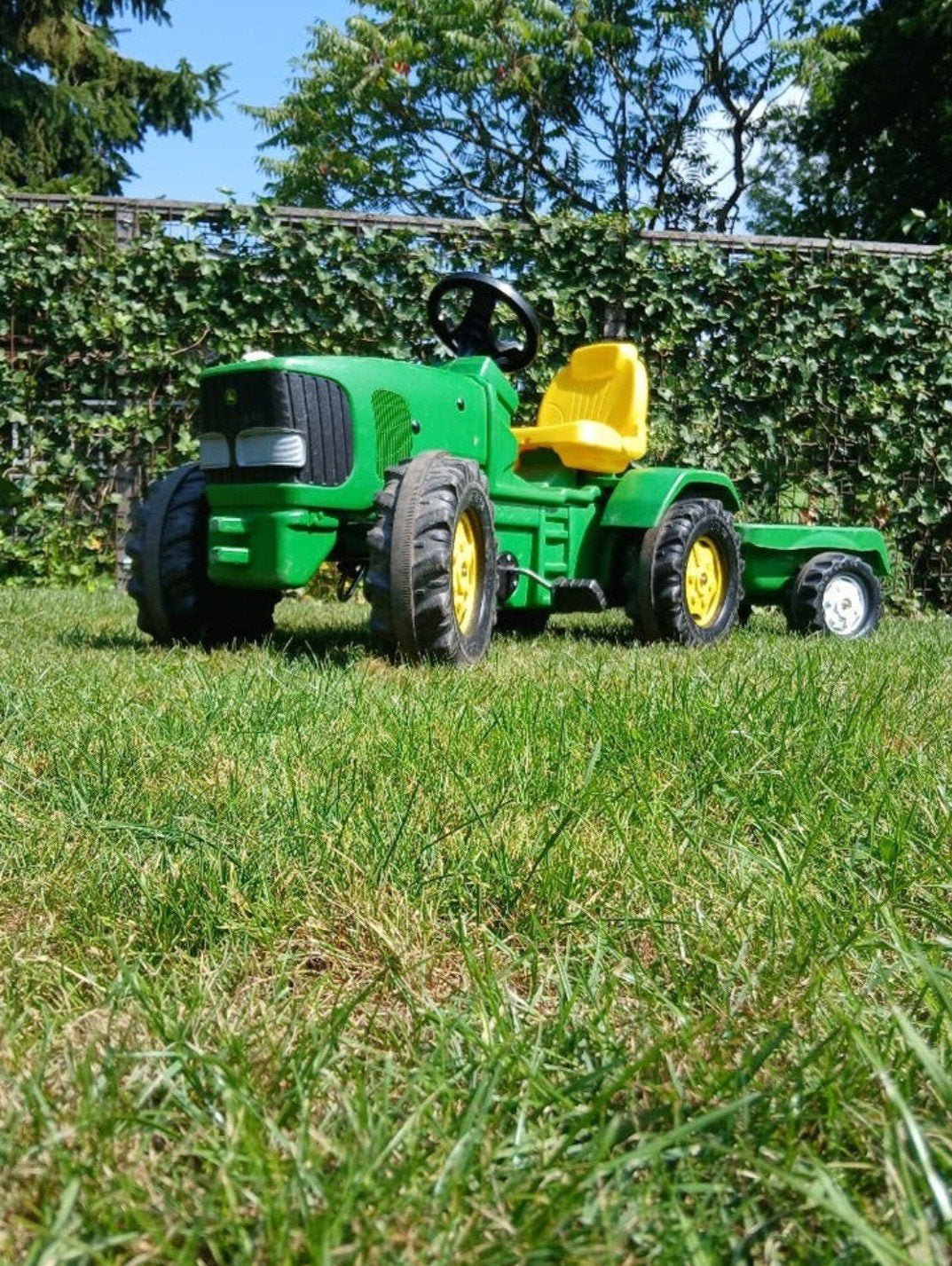 John deere traptrekker met kar, Ophalen, Gebruikt, Overige merken, Met kar of aanhanger