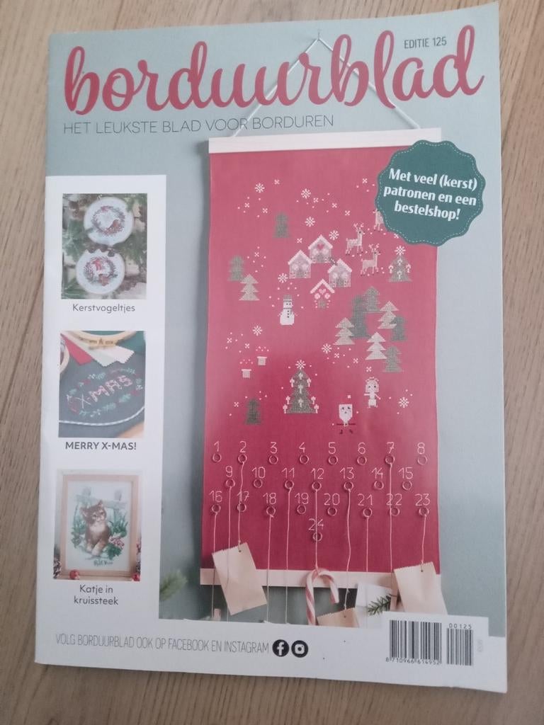 Borduurblad nr 125, Boeken, Ophalen of Verzenden