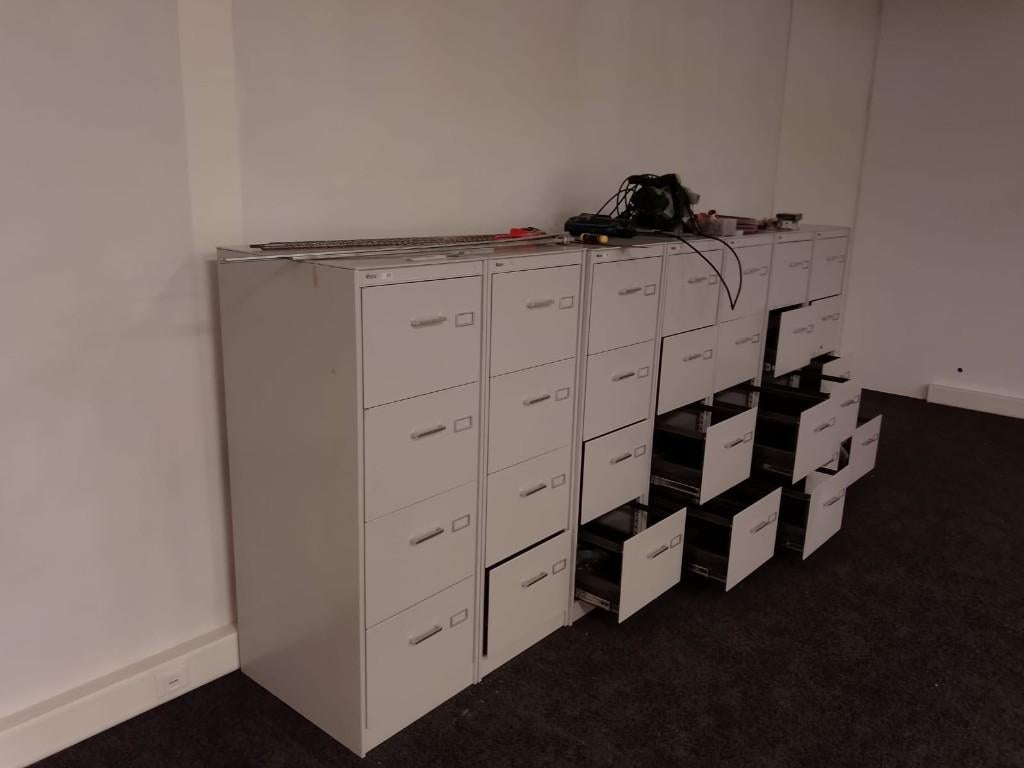 hangmapkast, Huis en Inrichting, Kasten | Roldeurkasten en Archiefkasten, Ophalen, Gebruikt, 100 tot 150 cm, 50 tot 100 cm