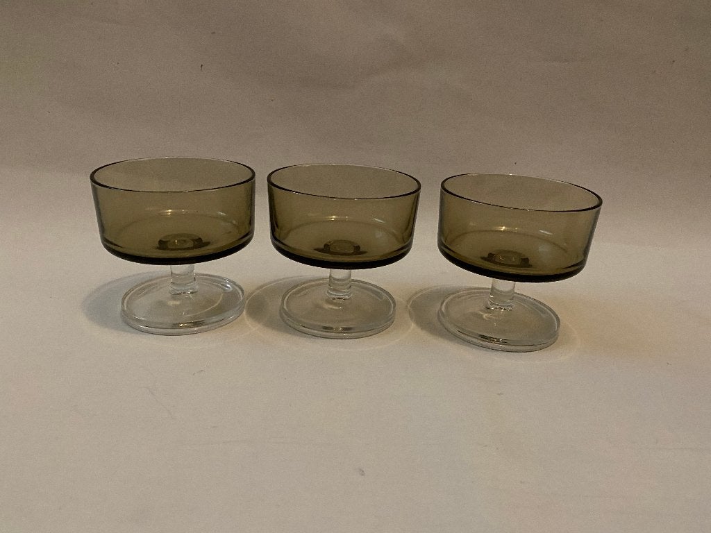 Retro Set van 3 Luminarc Cavalier, Ophalen of Verzenden, Gebruikt, Overige typen