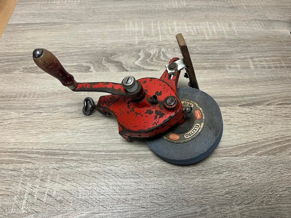 Vintage Handslijpmachine - Handbediend Slijpapparaat, Ophalen, Gebruikt, Minder dan 700 watt, Overige typen
