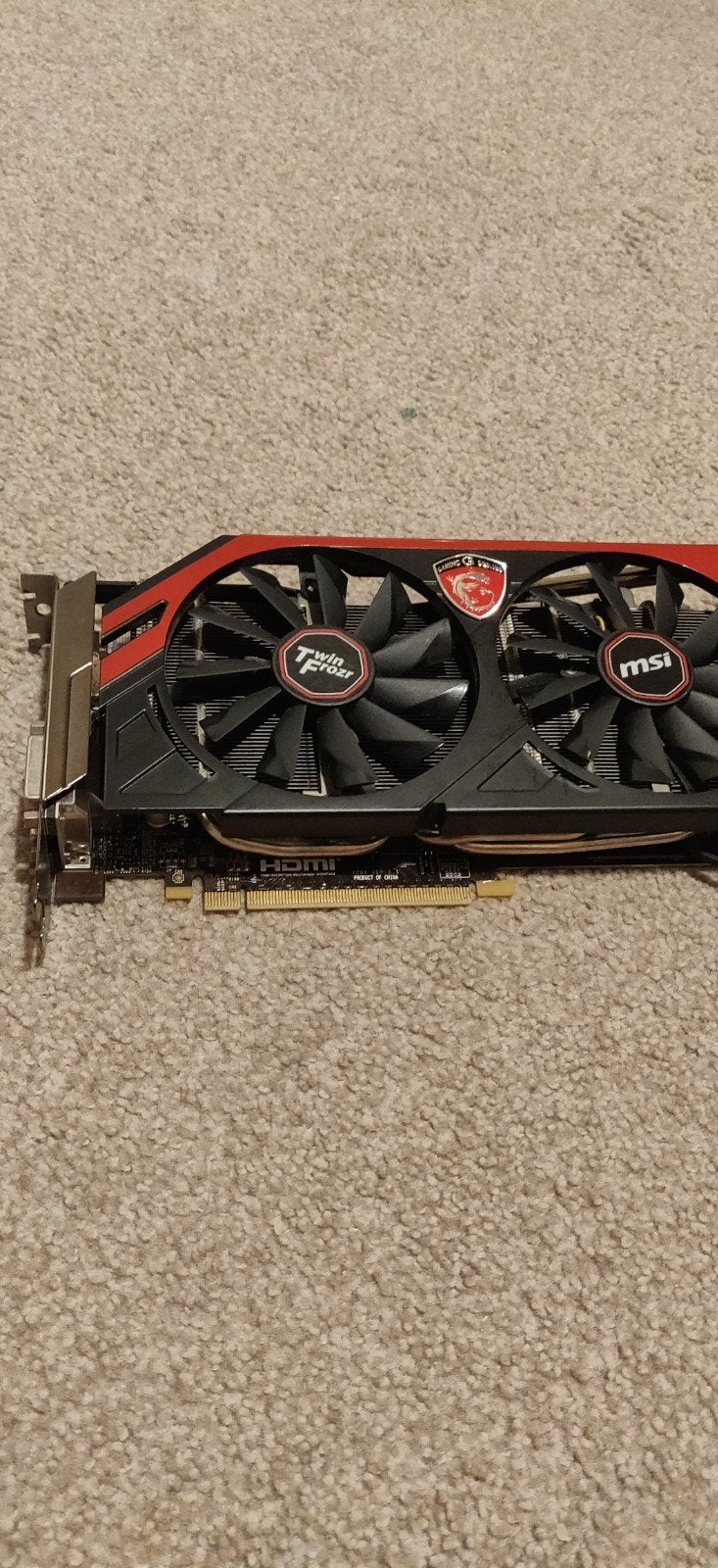 MSI GeForce GTX 760 Twin Frozr Gaming OC, Computers en Software, PCI-Express 3, HDMI, Ophalen of Verzenden, GDDR5