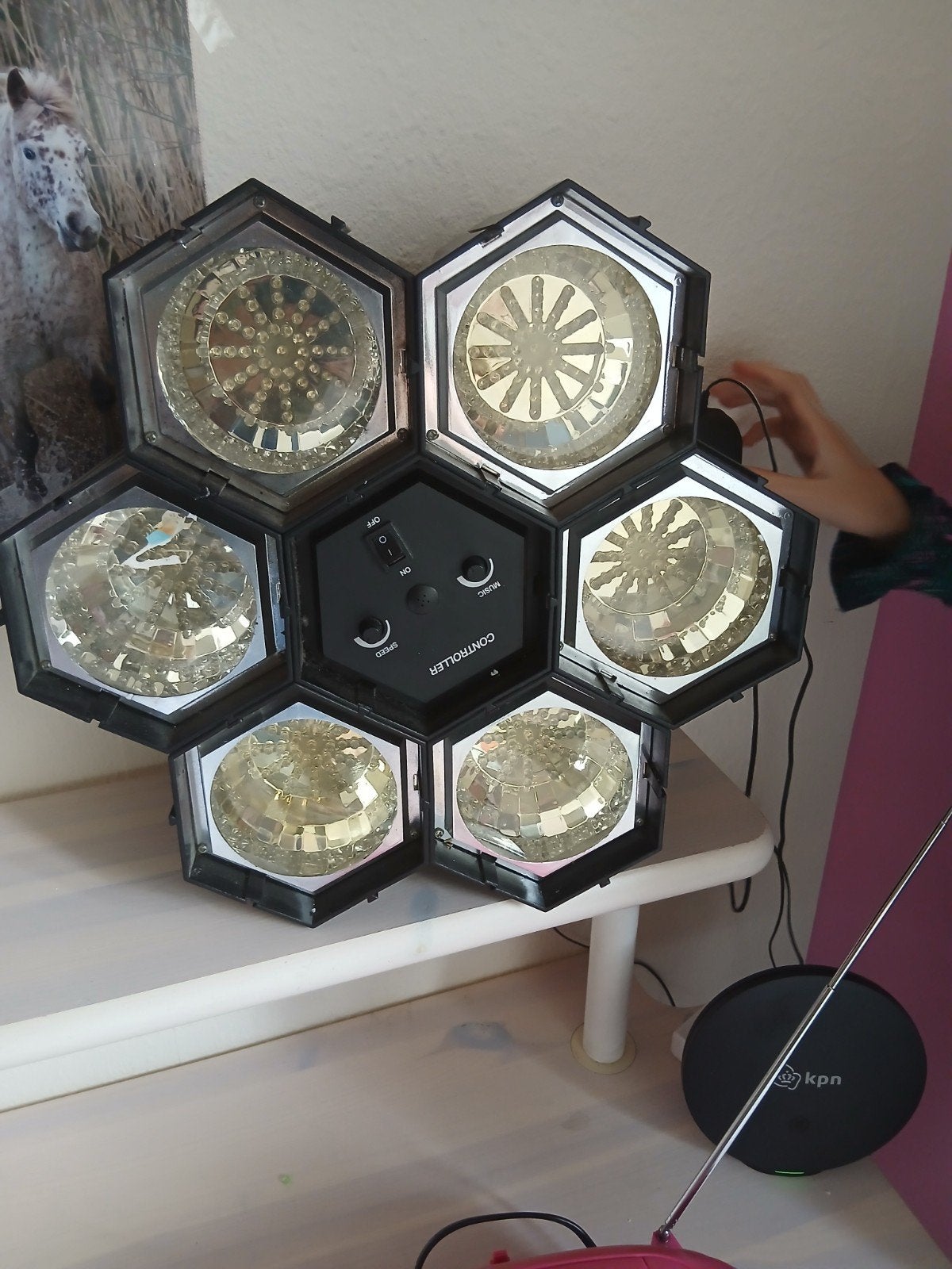 Discolamp, Ophalen, Gebruikt, Licht