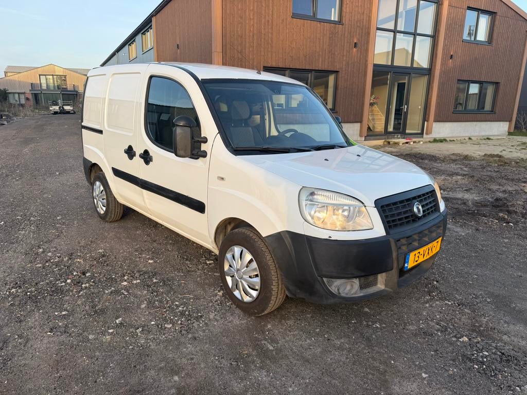 Fiat Doblo 1.6 16V CNG en Benz BiPower 2008 Nwe APk, Voorwielaandrijving, Stof, Zwart, 4 cilinders