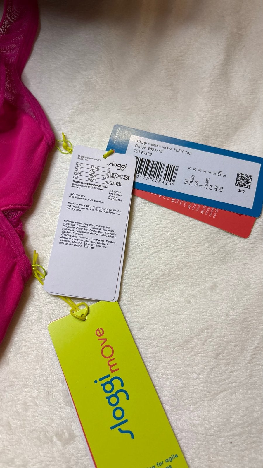 2x Sloggi sport BH roze maat S, Kleding | Dames, Ondergoed en Lingerie, Verzenden, Roze, BH