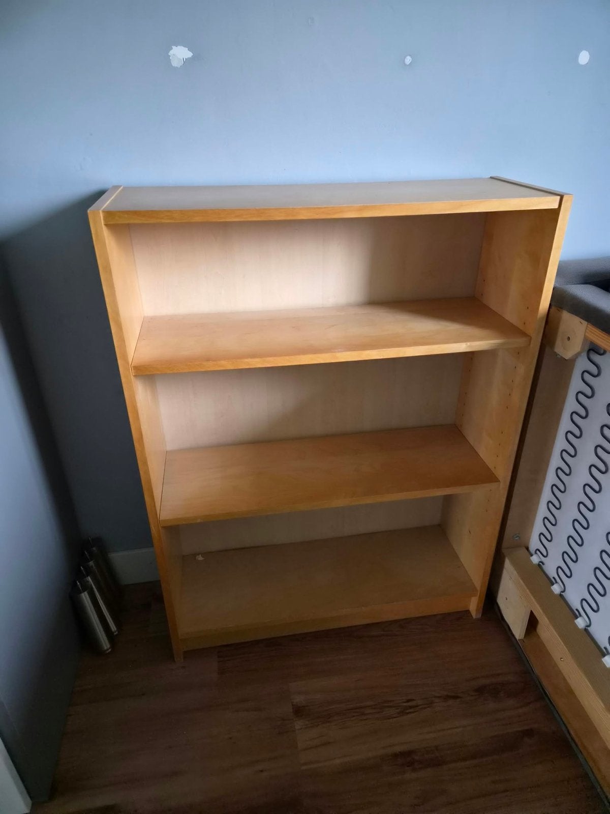 Houten Boekenkast met 3 Planken - Zo goed als nieuw, Ophalen, Met plank(en), 100 tot 150 cm, 50 tot 100 cm