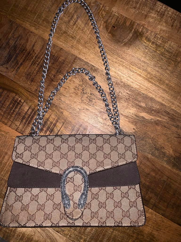 Gucci Dionysus Schoudertasje authentiek, Ophalen of Verzenden, Zo goed als nieuw, Beige, Schoudertasje