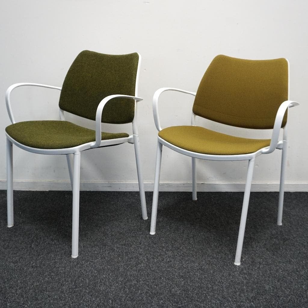 Stua Gas design Stoelen | Vergaderstoelen | Wit Aluminium, Gebruikt, Overige kleuren, -, Ophalen of Verzenden