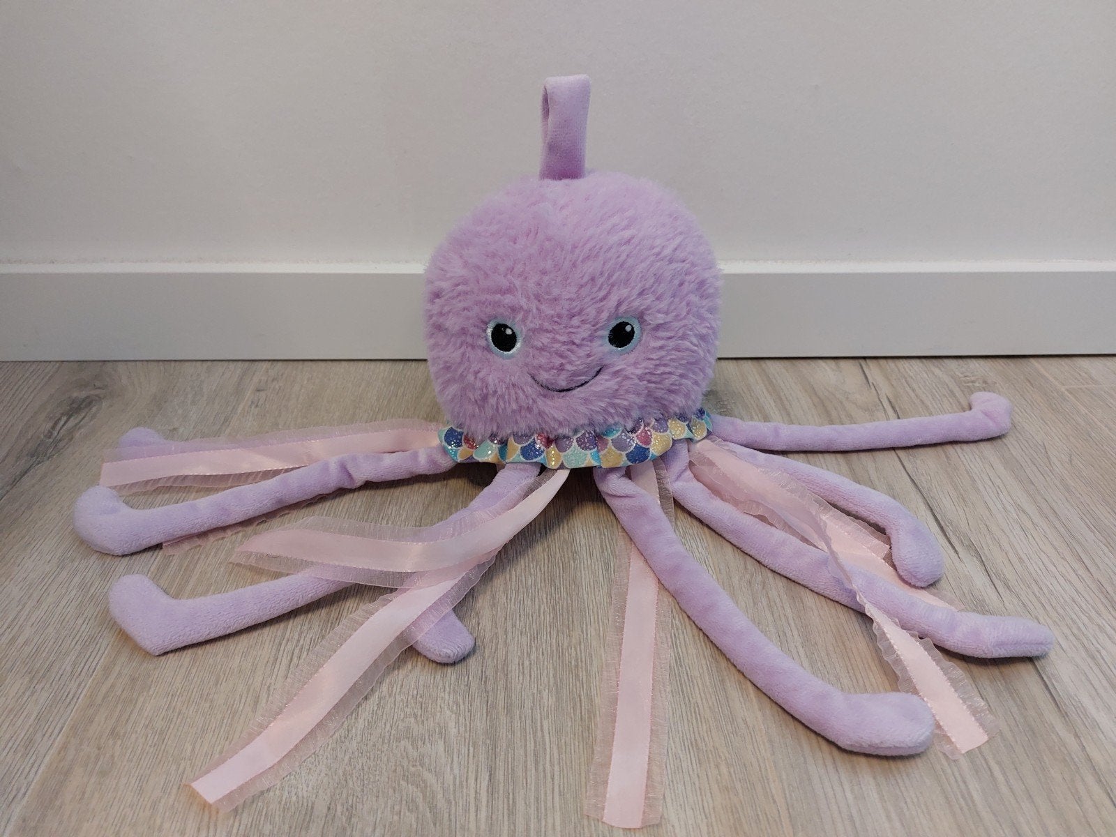Knuffel Evora kruidvat octopus paars playing kids L837, Ophalen of Verzenden, Zo goed als nieuw, Beer