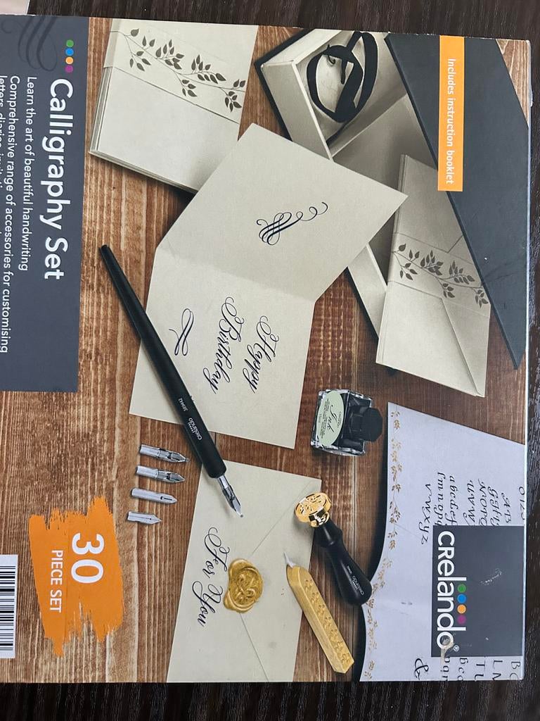 Crelando kalligrafie set, Ophalen of Verzenden, Nieuw, Overige typen