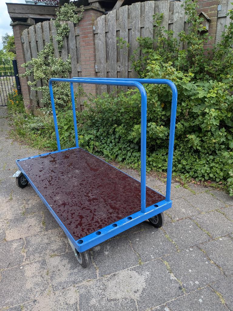 platenkar, platenwagen Fetra, Doe-het-zelf en Verbouw, Transportwagens, 100 liter of meer, Ophalen, Nieuw, Transportkar