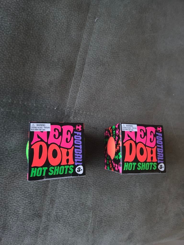 NeeDoh Hot Shots Football Stressballen oranje, Ophalen of Verzenden, Nieuw, Jongen of Meisje