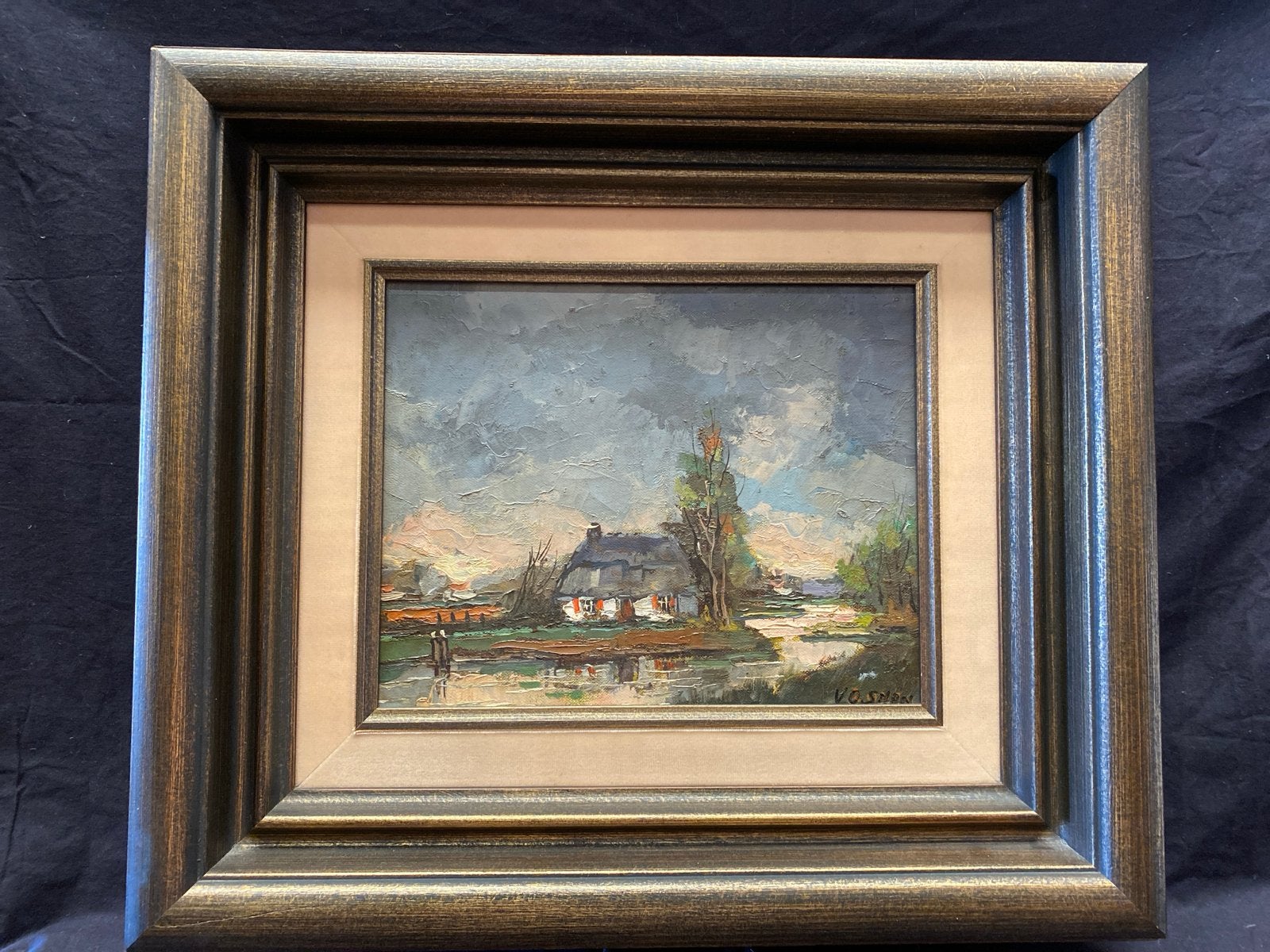 Schilderij Peter Vosman, Ophalen, Doek, Realistisch, Gesigneerd