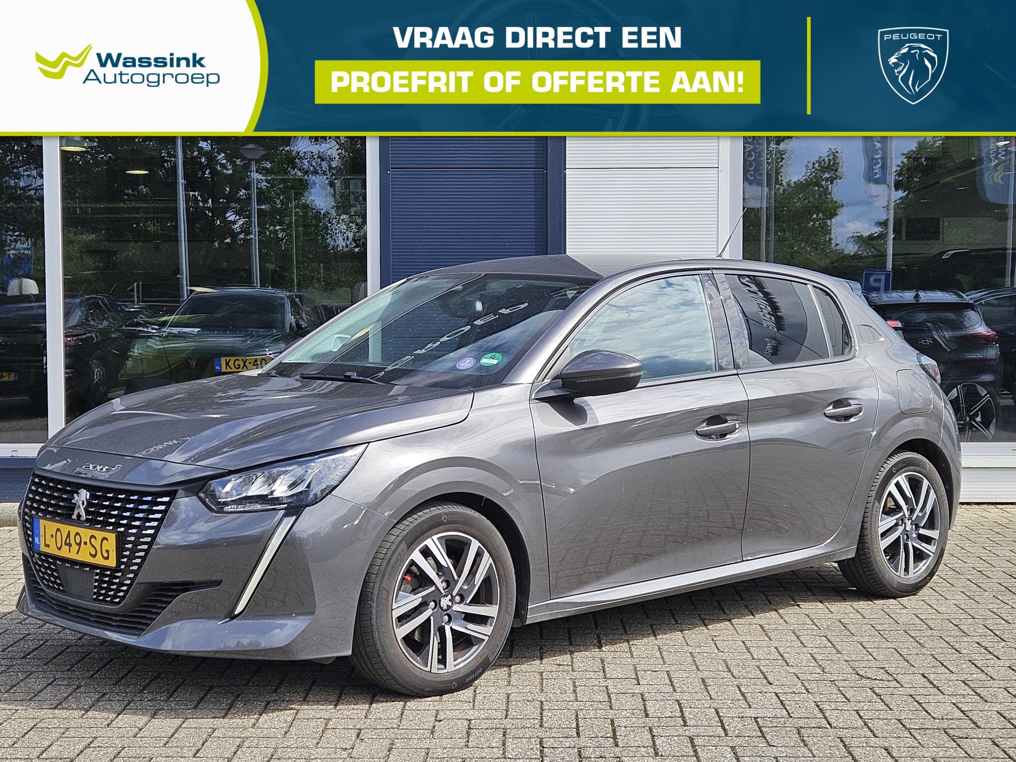 Peugeot 208 1.2 Allure Pack Camera | Navigatie | Apple Carpl, 101 pk, Gebruikt, Euro 6, Leder en Stof
