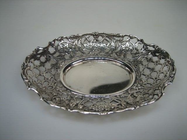 Antiek Zilveren kleine Bonbonschaaltje 1887 / 1911