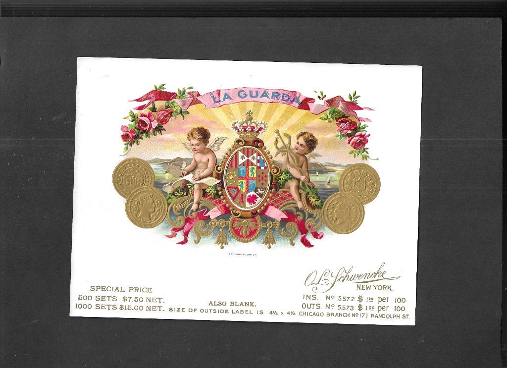 Etiket scan V5588, Ophalen of Verzenden, Gebruikt, Sigarenbandjes