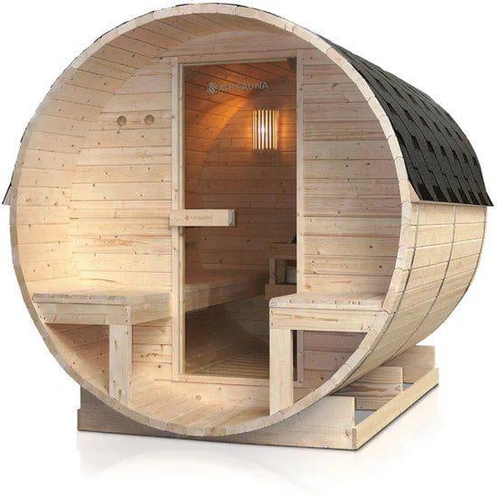 buiten sauna, Sport en Fitness, Sauna, Ophalen, Nieuw, Fins of Traditioneel, Complete sauna