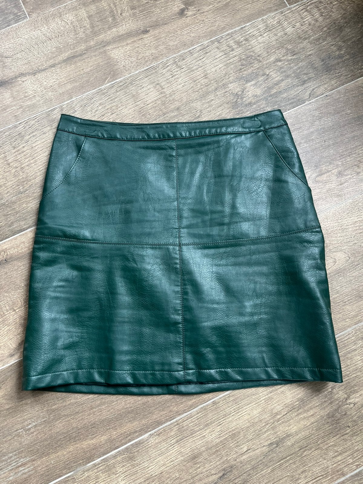 Rokje leer maat M, Maat 38/40 (M), Ophalen of Verzenden, Zo goed als nieuw, Boven de knie