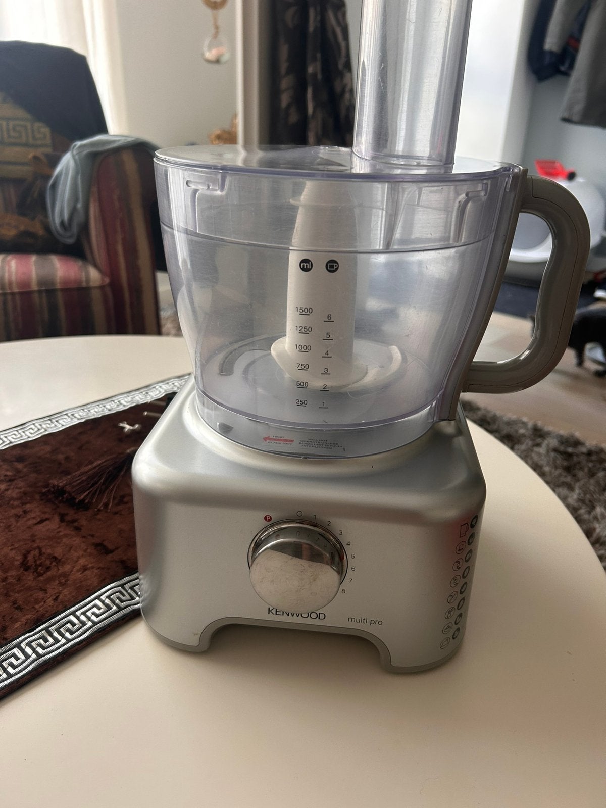 Kenwood Multi Pro Foodprocessor - Zo goed als nieuw, 1 tot 2 liter, Ophalen of Verzenden, Zo goed als nieuw, 3 snelheden of meer