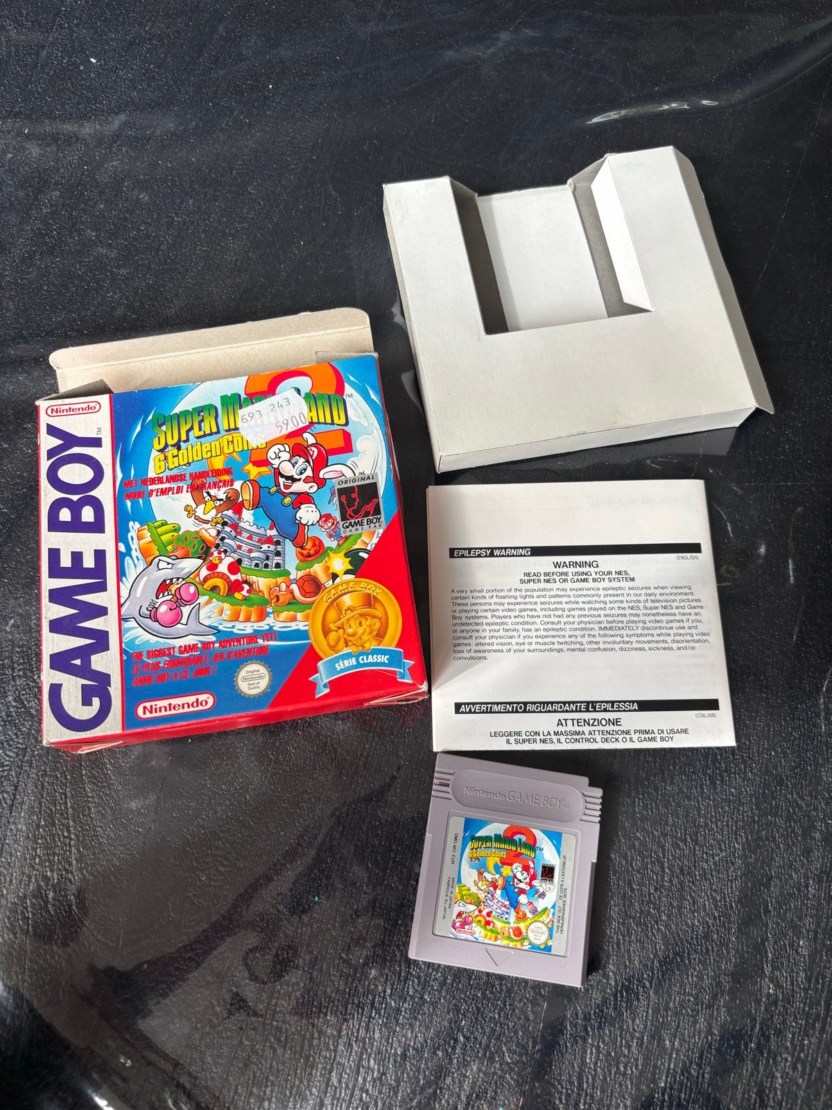 Super Mario Land 2: 6 Golden Coins (Game Boy), Gebruikt, 1 speler, Ophalen of Verzenden, Vanaf 3 jaar