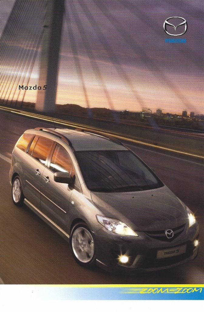 Brochure Mazda 5 2007, Ophalen of Verzenden, Gelezen, Mazda