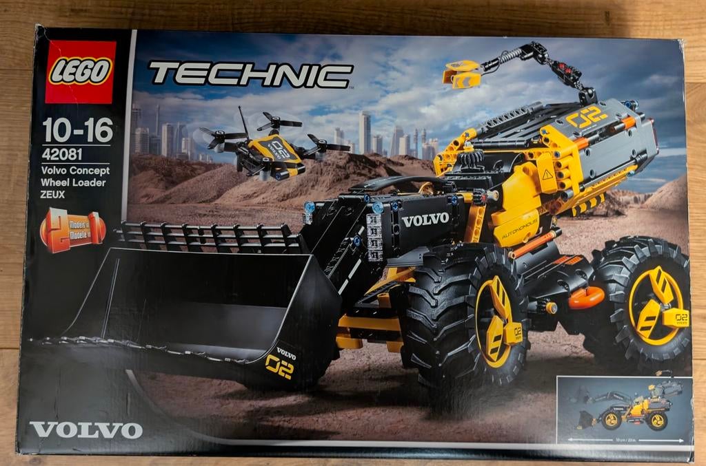 Dichte doos! Technisch LEGO 42081 Volvo Wiellader ZEUX, Ophalen, Nieuw, Overige merken