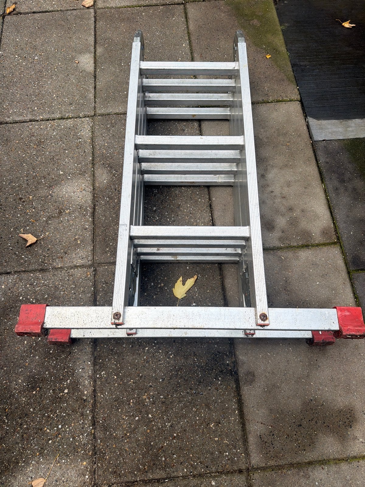 Multifunctionele aluminium vouwladder, Ophalen, Gebruikt, Ladder, Opvouwbaar of Inschuifbaar