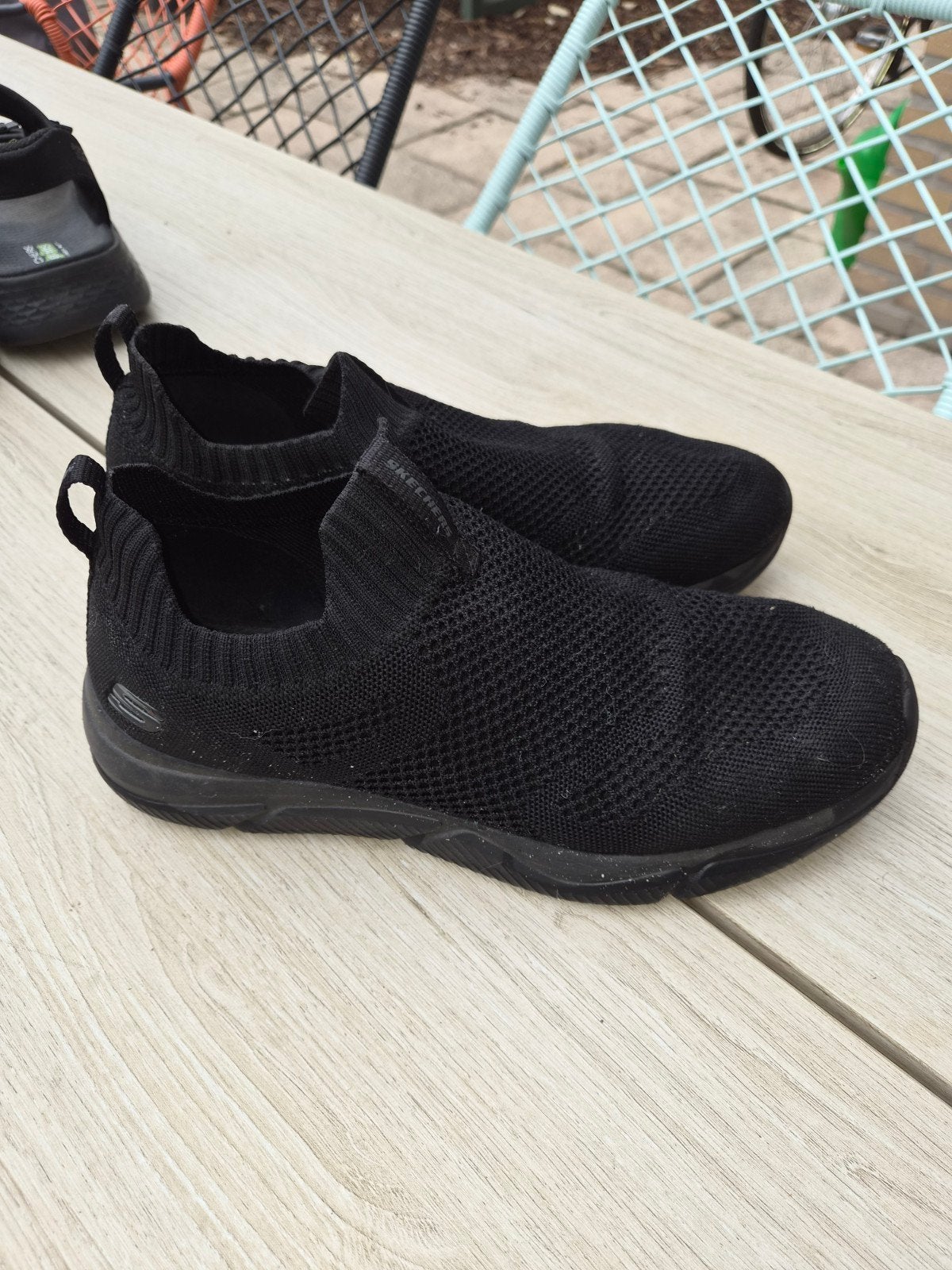 Skechers heren sneakers maat 44, Zwart, Ophalen of Verzenden, Sneakers of Gympen, Skechers
