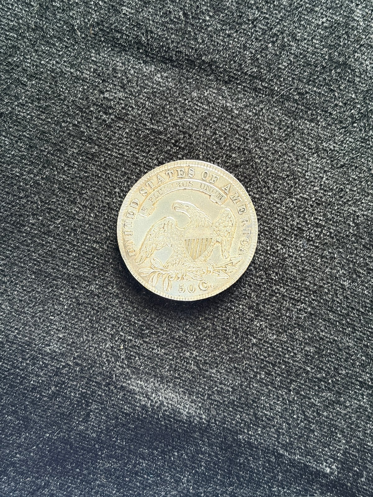 USA 1834 Capped Bust silver half dollar, Ophalen, Noord-Amerika