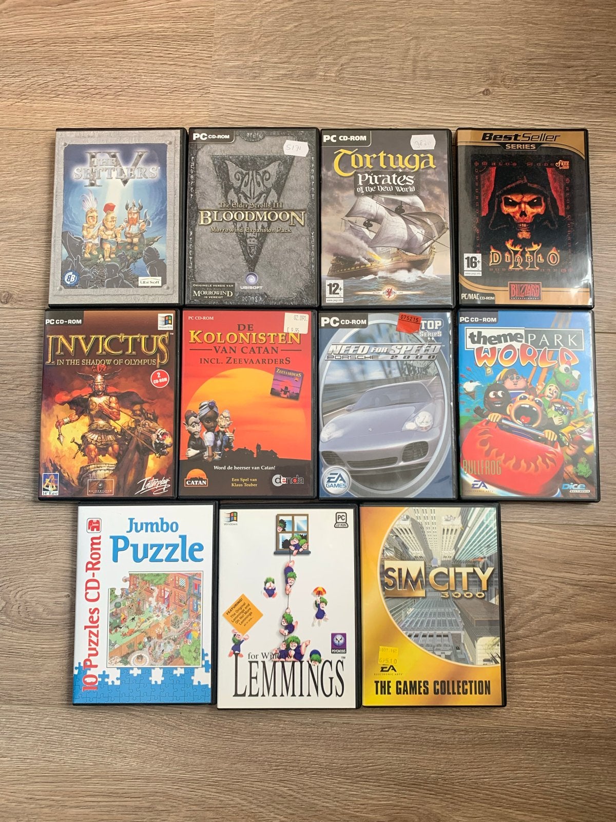 PC CD-ROM Spellen Collectie - Diverse Genres, Gebruikt, Overige genres, 1 speler, Ophalen of Verzenden