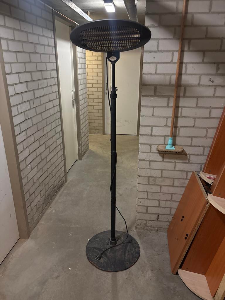 Terrasverwarmer / Terraskachel - Elektrisch, Tuin en Terras, Ophalen, Gebruikt, Elektrisch, Vloer
