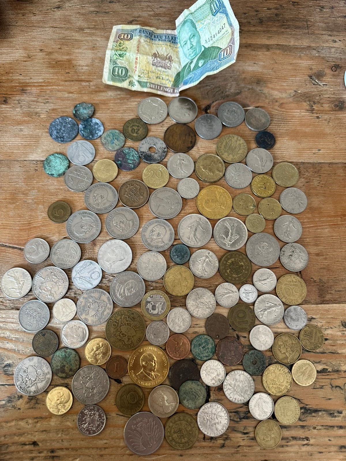 Vreemde valuta, zie omschrijving voor uitsplitsing, Ophalen of Verzenden, Buitenland, Munten