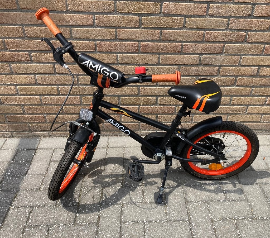 Kinderfiets 16 inch, Fietsen en Brommers, Fietsen | Jongens, Ophalen, Terugtraprem, Gebruikt, Handrem