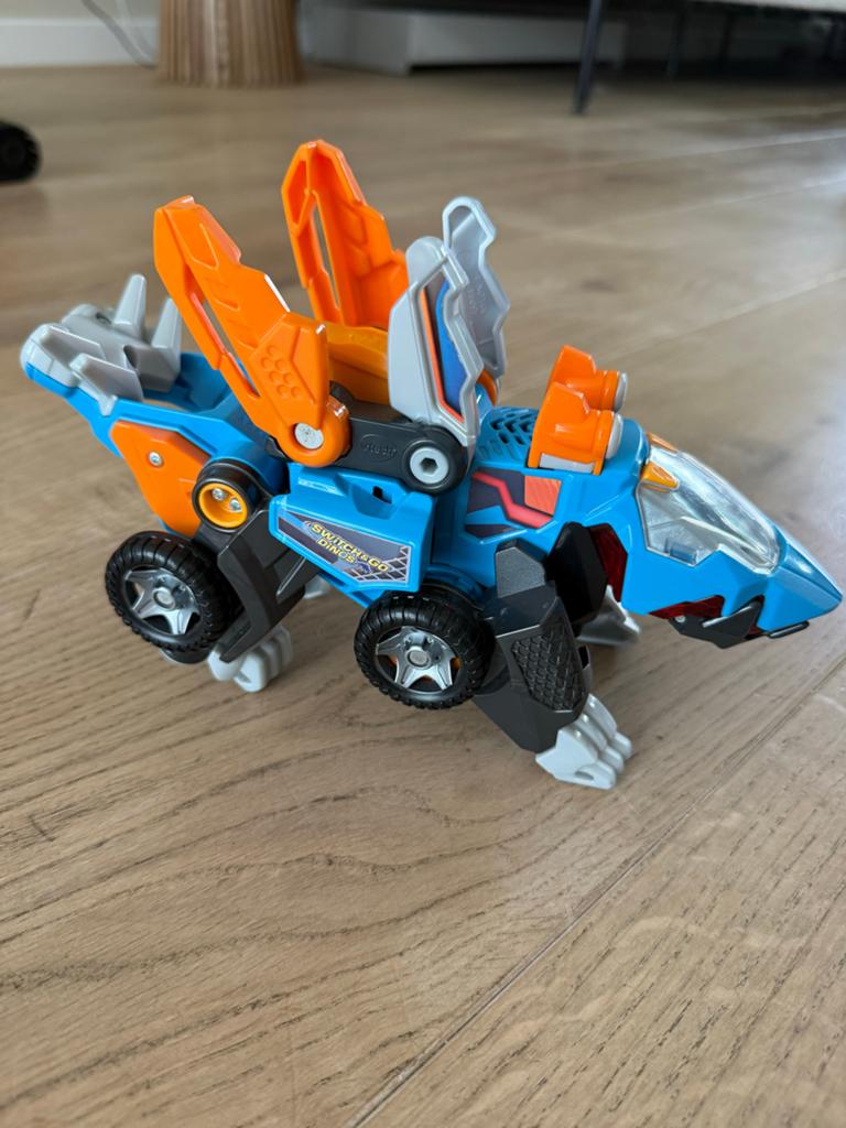 VTech Switch & Go Dinos - T-Rex Voertuig, Kinderen en Baby's, Speelgoed | Speelgoedvoertuigen, Ophalen of Verzenden, Gebruikt