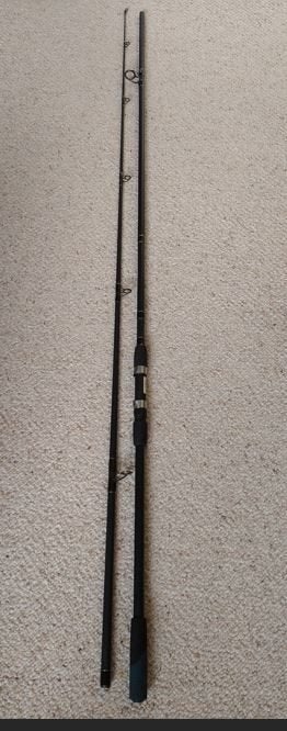 Shakespeare Beta 12ft karper hengel incl. molen., Ophalen of Verzenden, Zo goed als nieuw, Molen