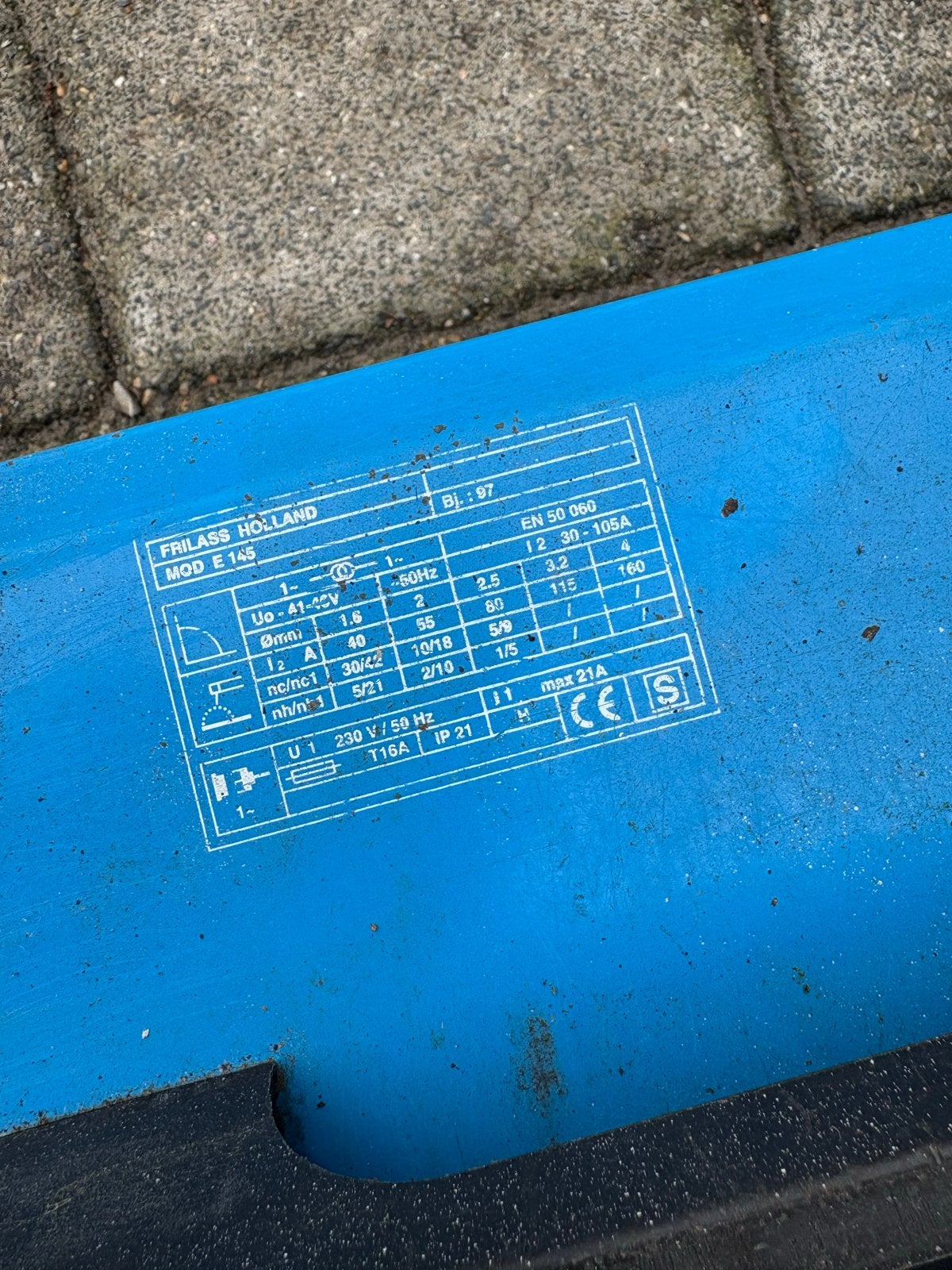 Frilass Holland E 145 Lasapparaat - Compact en Krachtig, Ophalen, Gebruikt, Minder dan 150 ampère, Elektroden