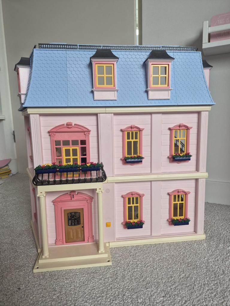 Playmobil Poppenhuis 5303, met verlichtingssets, Kinderen en Baby's, Speelgoed | Playmobil, Ophalen, Zo goed als nieuw, Complete set