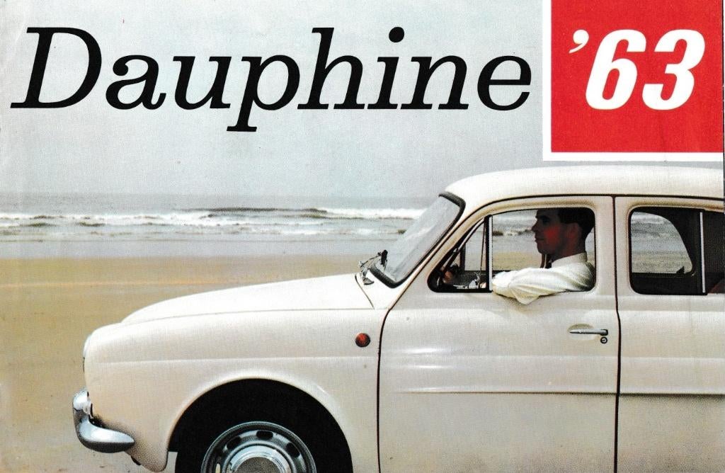 Renault Dauphine 1961 en 1963, setje van 2, Boeken, Ophalen of Verzenden, Gelezen, Renault