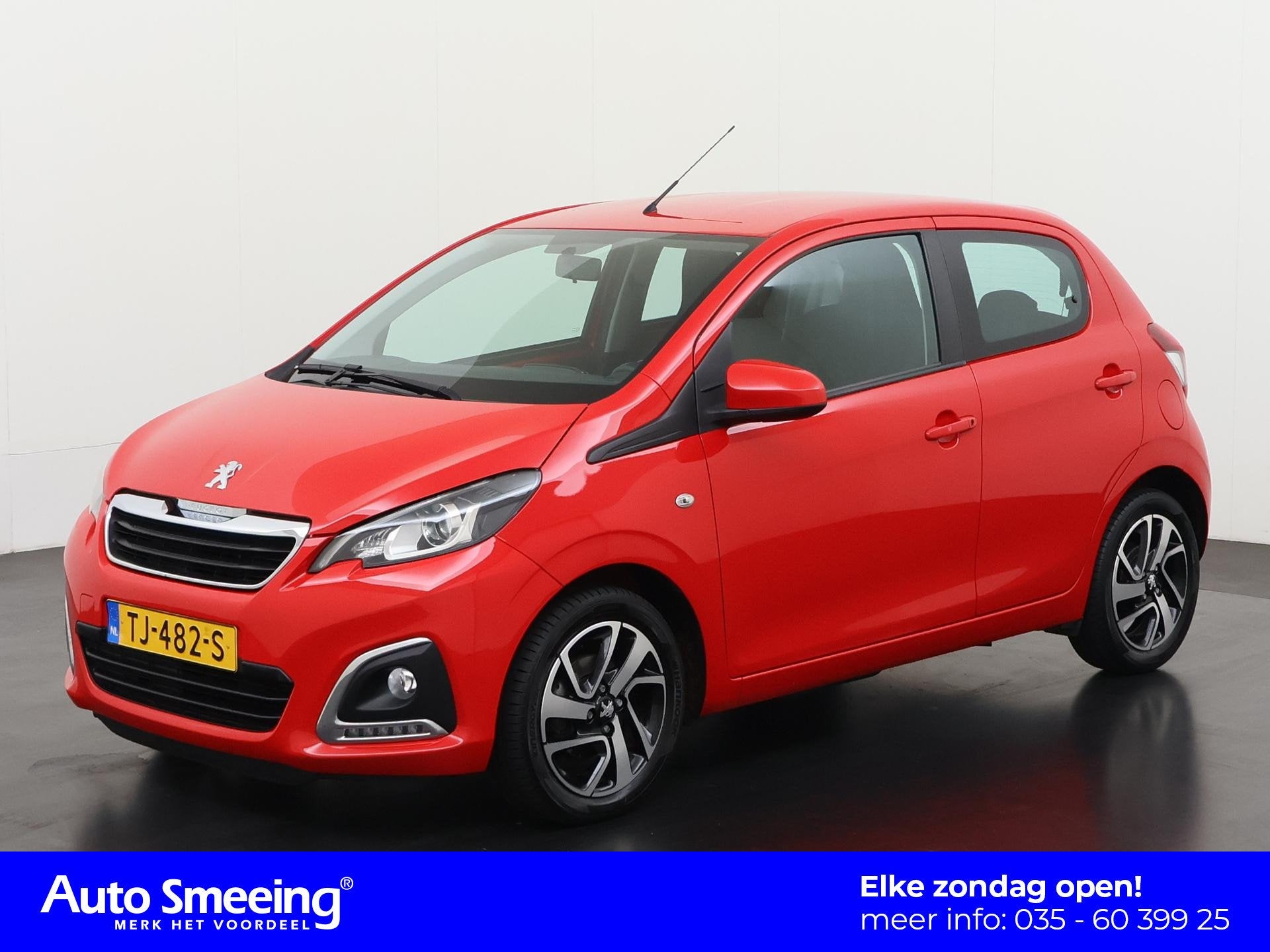 Peugeot 108 1.0 e-VTi Allure | Camera | Apple/Android Carpla, Voorwielaandrijving, 12 maanden, Stof, Gebruikt