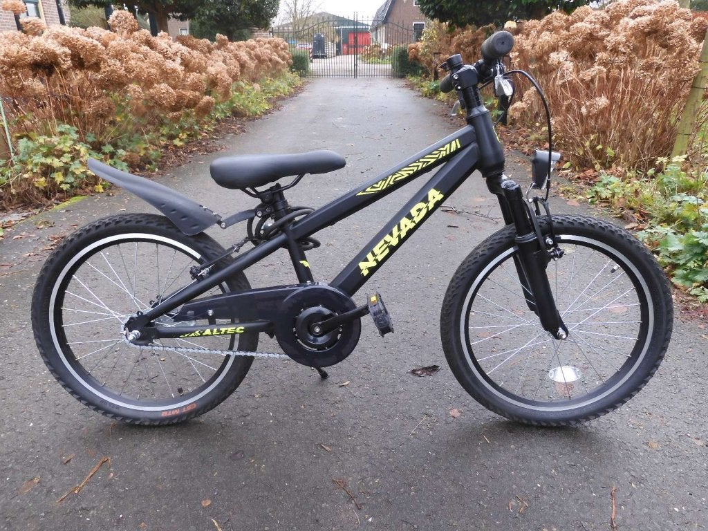 stoere 20 inch Altec Nevada in Hippe matzwarte kleur, Fietsen en Brommers, Fietsen | Jongens, Altec, Niet ingevuld, 20 inch, Ophalen