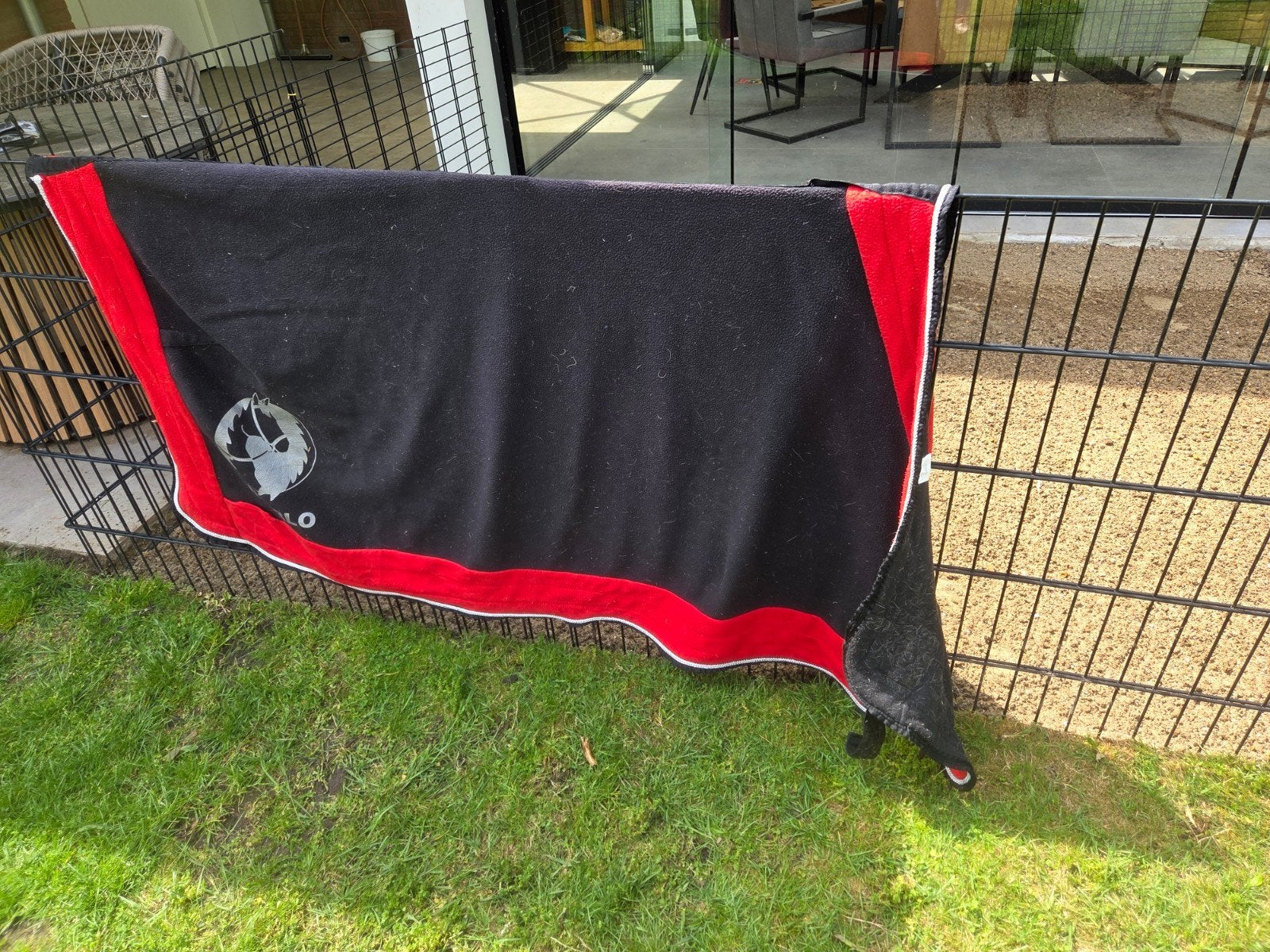 Zachte en comfortabele paarden fleecedeken maat 195 cm, Ophalen of Verzenden, Gebruikt, Overige soorten