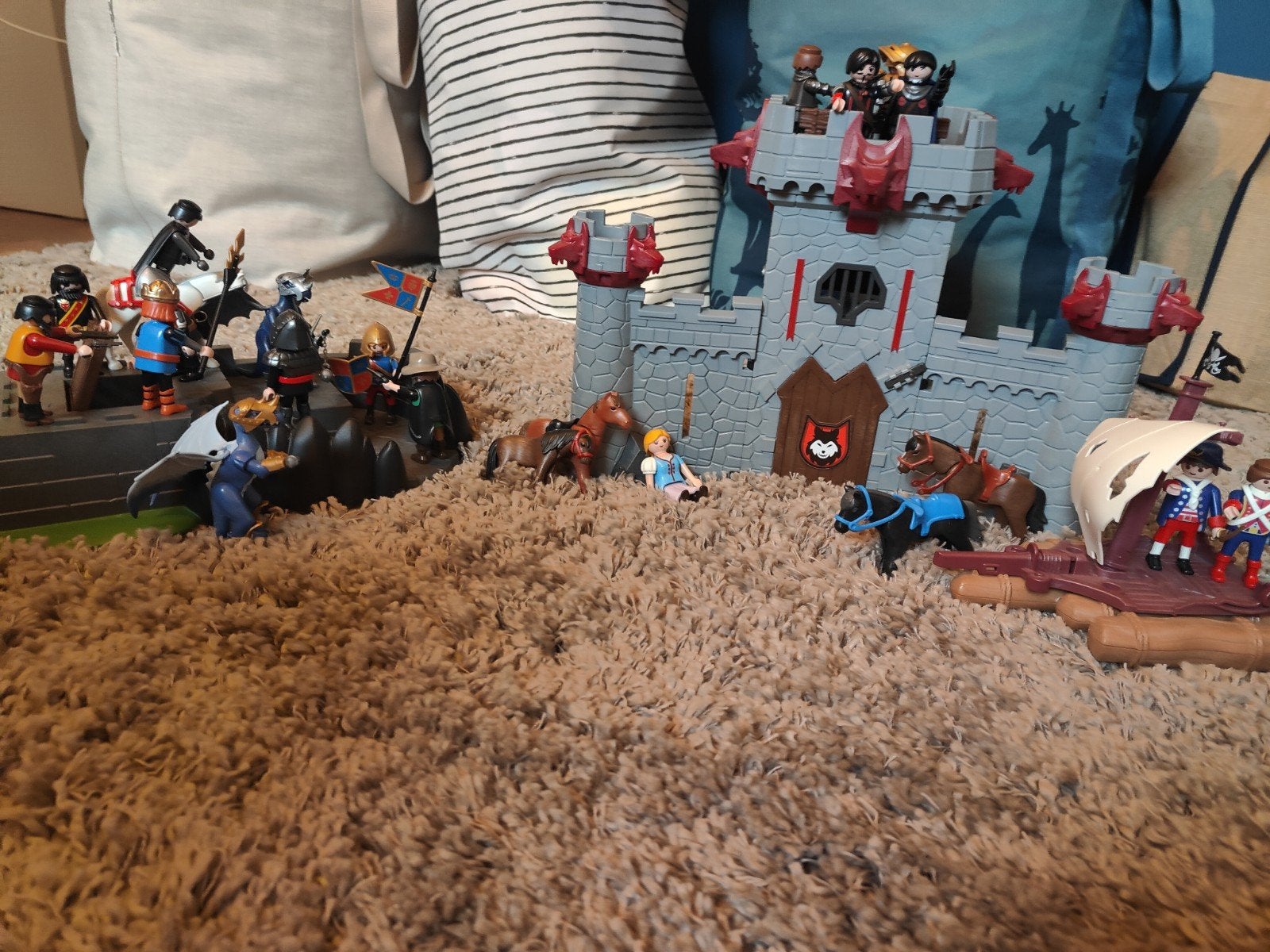 Playmobil Kasteel met ridders en piraten, Kinderen en Baby's, Speelgoed | Actiefiguren, Ophalen of Verzenden