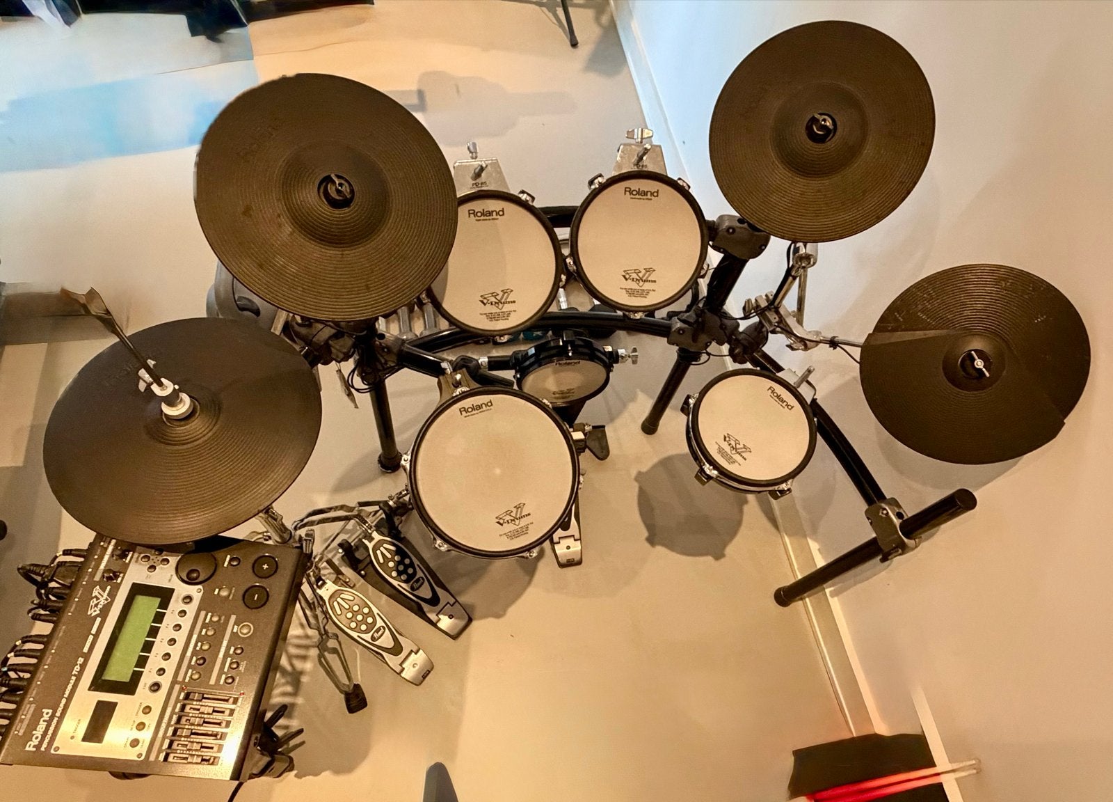 Stagg Jia Series drumstel ook Roland TD-12 V-drums, Ophalen, Gebruikt, Overige merken
