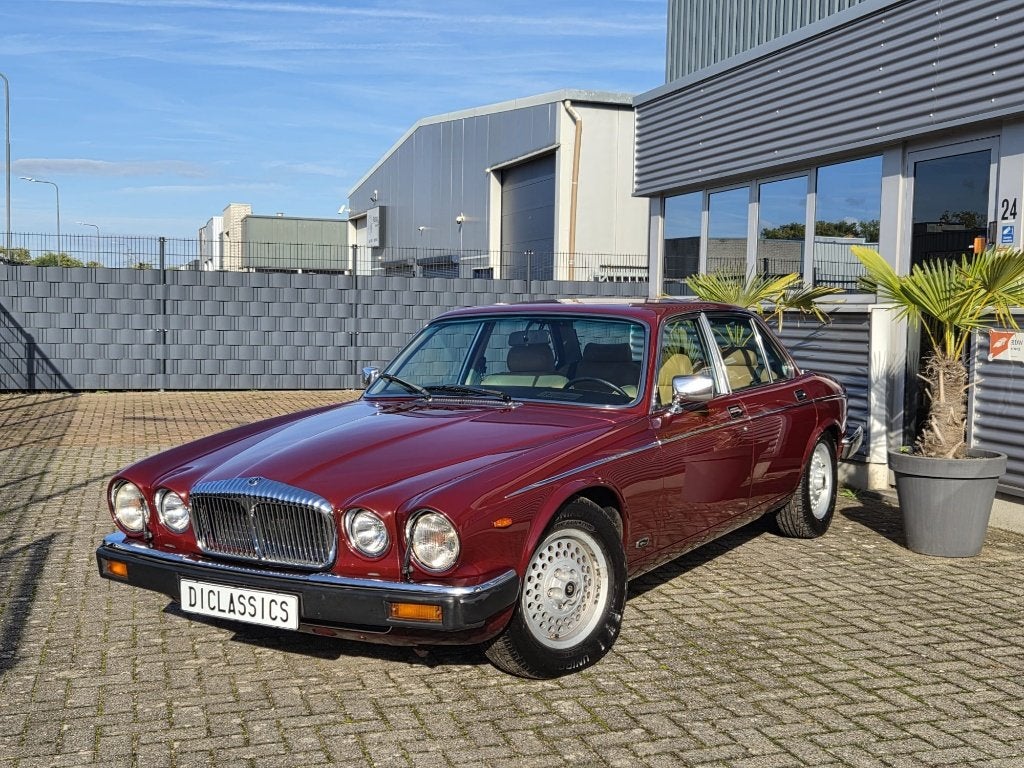 Daimler Double Six/Jaguar XJ12 5.3 V12 1985!!, Automaat, Achterwielaandrijving, Beige, 1885 kg