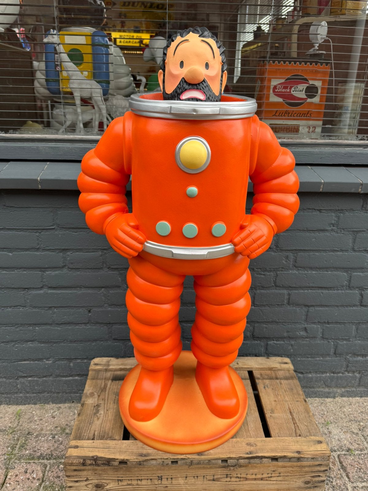 Unieke Kuifje Kapitein Haddock Astronaut Beeld, Ophalen, Gebruikt, Beeldje of Figuurtje, .