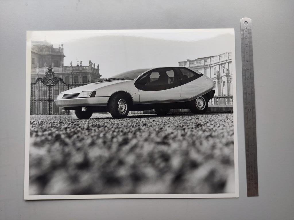 (419) Ford Megastar II Ghia 1970 persfoto, Ophalen of Verzenden, 1960 tot 1980, Overige onderwerpen