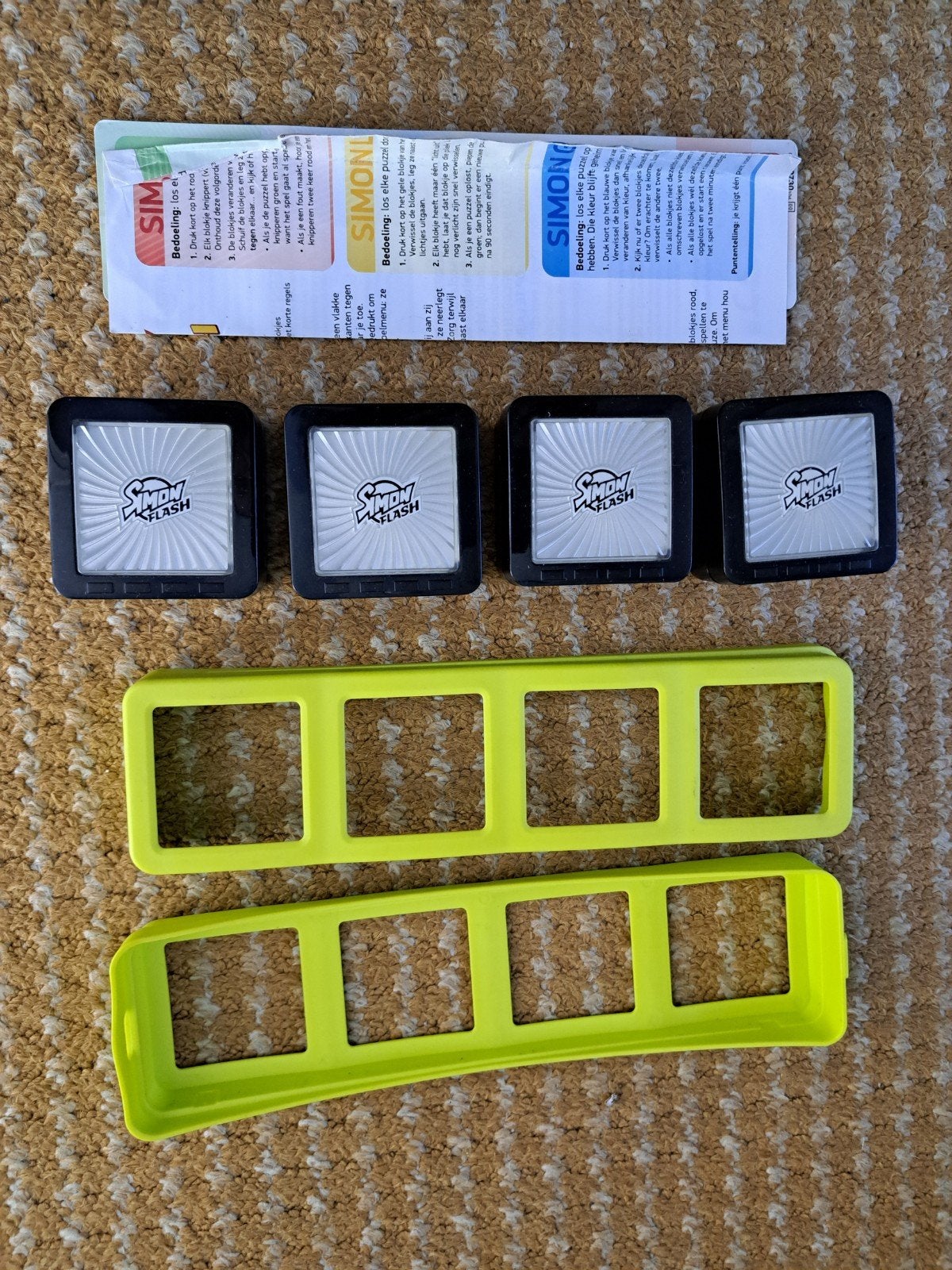 Simon Flash Elektronisch Geheugenspel, Hobby en Vrije tijd, Een of twee spelers, Ophalen of Verzenden, Zo goed als nieuw, Hasbro