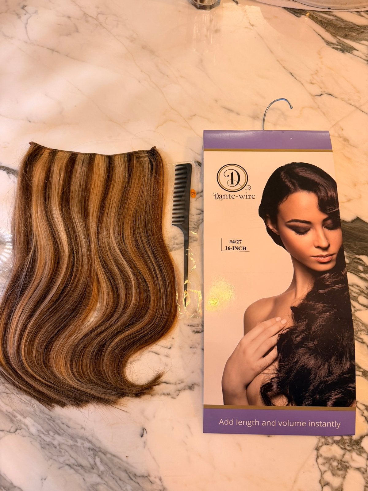 NIEUW Dante-wire Luxury Remy Hair Extensions, Ophalen of Verzenden, Nieuw, Pruik of Haarverlenging